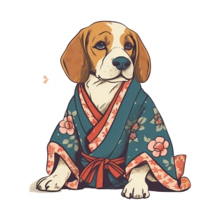 Beagle in a Kimono T-Shirt