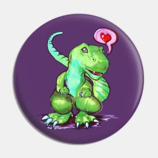 T-Rex Friend Pin