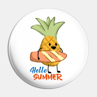 Summer Pineapple Pin