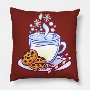 Christmas Milk and Cookies Pillow