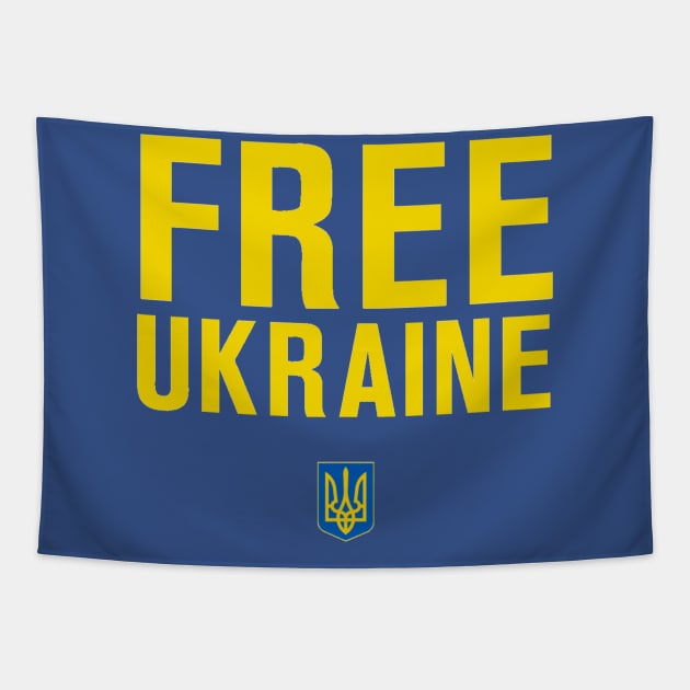 FREE UKRAINE Tapestry by The New Politicals