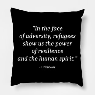 World Refugee Day Pillow