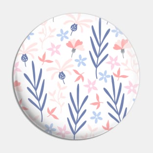 Cute Floral Pattern Pin