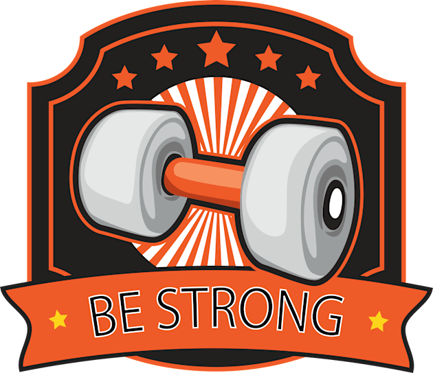 Be Strong Kids T-Shirt by Mako Design 