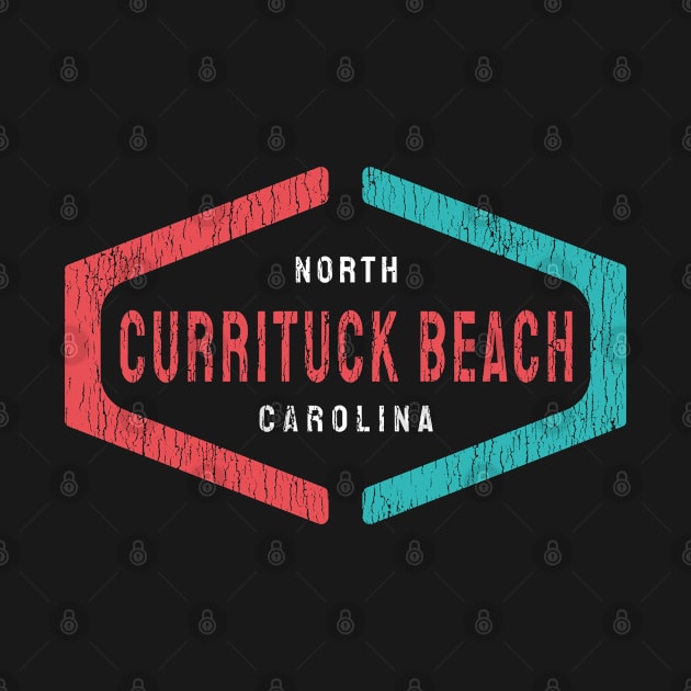 Currituck Beach, NC Summertime Vacationing Tag Signage by Contentarama