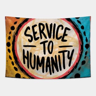 Arise and Render Service to Humanity - Baha'i Faith Tapestry