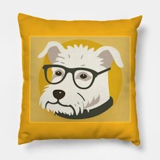 knowledge dog Pillow