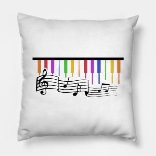 Piano Music Pillow