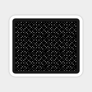 Black White Polka Dots Cute Pattern Magnet