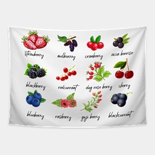 Berries Gift Tapestry