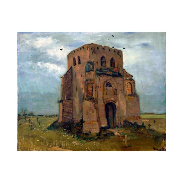 Vincent van Gogh The Old Church Tower at Nuenen (The Peasant's Churchyard) by pdpress