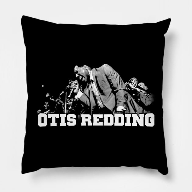 OTIS REDDING Pillow by FaustinoBradt