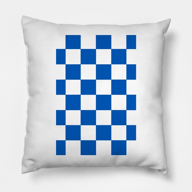 Brighton Checkered Flag Pillow by Confusion101