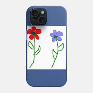 Painted Flowers Phone Case