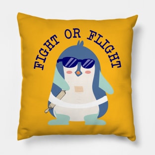 Fight or Flight, But I Can't Fly Pillow