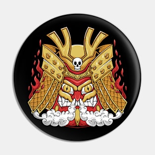 Daruma samurai Pin