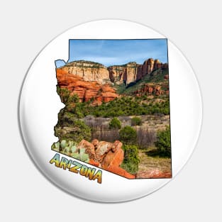 Arizona (Green Desert Canyon) Pin