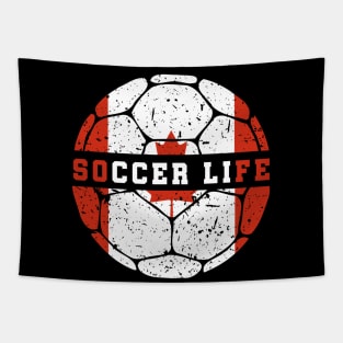 Canada Soccer Tapestry