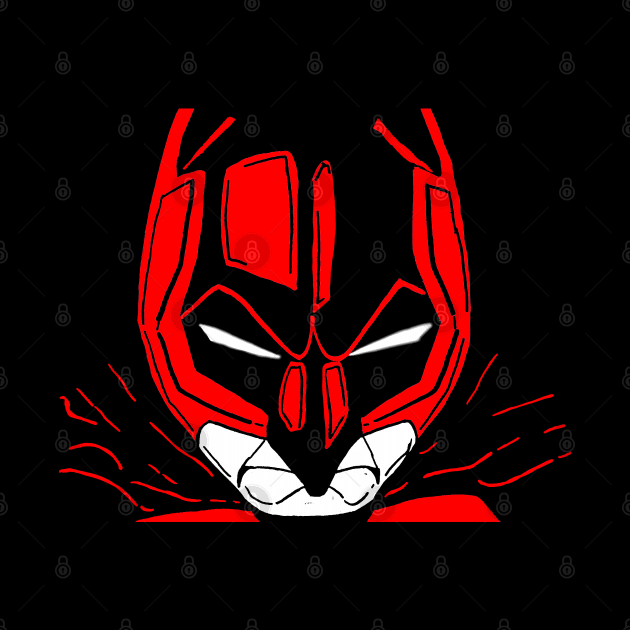 Masked Superhero Graphic Art by DMcK Designs