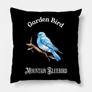 Garden Bird Mountain BlueBird Pillow