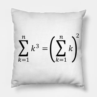 Sum Of Cubes - Math Basics Pillow