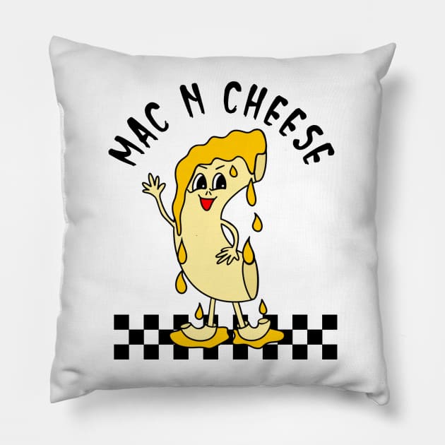 MAC And Cheese Dinner Pillow by SartorisArt1