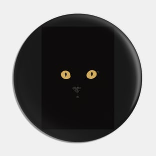 Yellow Cat’s Eyes Pin