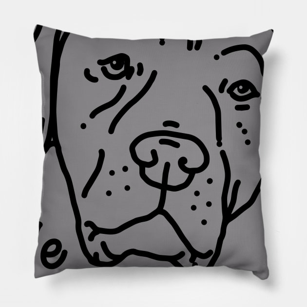 Me so hungry – funny labrador Pillow by SUGAH