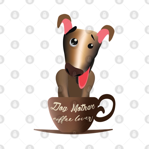 Dog mother coffee lover by ArteriaMix