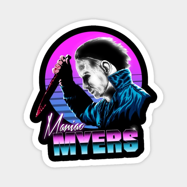 Retro Myers Magnet by ddjvigo