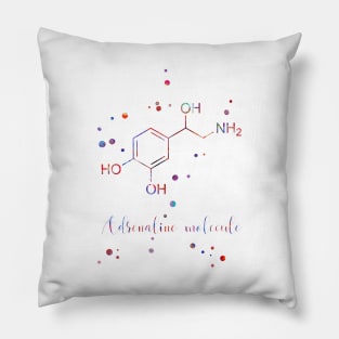 Adrenaline molecule Pillow