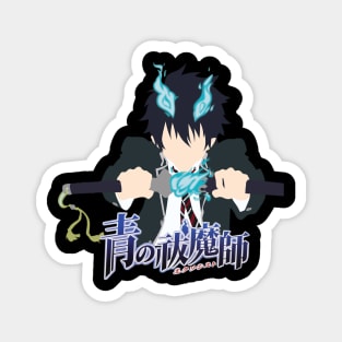 Ao no Exorcist Rin Badass Look Magnet