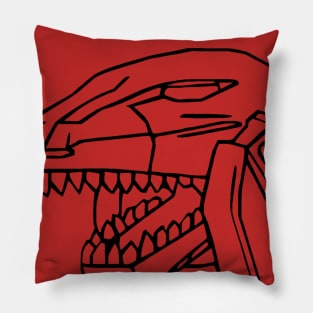 Red Ranger Zord Emblem T-Shirt Pillow