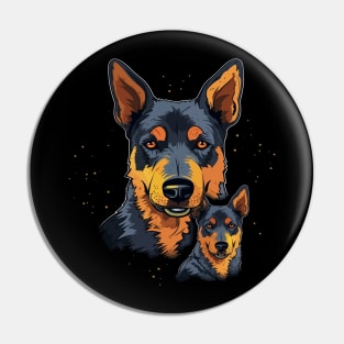 Australian Cattle Dog Fathers Day Pin