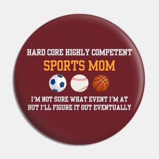 Sports Mom Pin