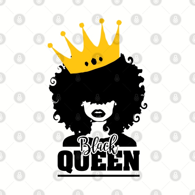 Black Queen, Black Woman, Black Girl Magic by UrbanLifeApparel