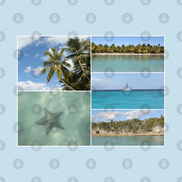 Caribbean Travel Vacation Photo Collage by Christine aka stine1