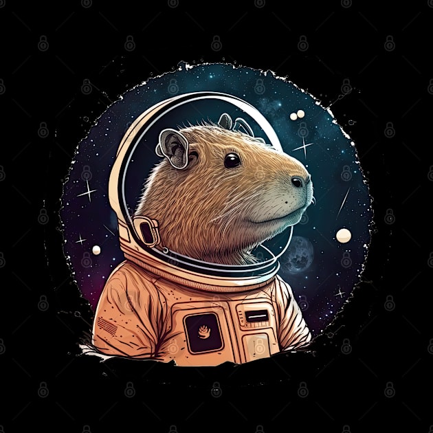 Capybara astronaut by JayD World