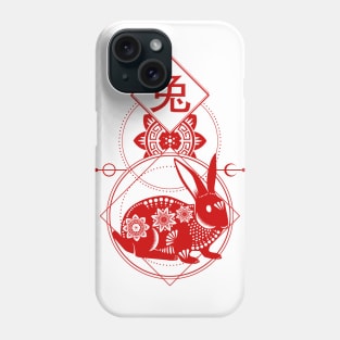 Chinese, Zodiac, Rabbit, Astrology, Star sign Phone Case