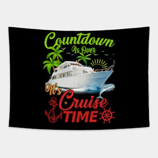 Countdown Is Over It's Cruise Time - Cruising Lover Cruiser Tapestry