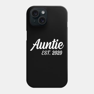 Auntie Est 2020 Birthday Aunt Tee Phone Case