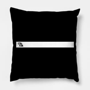 City Folk Logo Bar Pillow