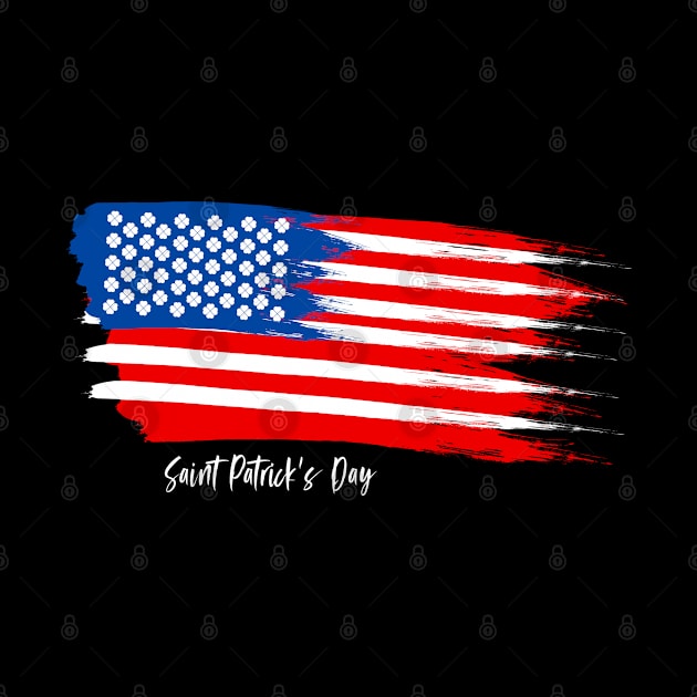 American Flag Saint Patrick's Day by smartrocket