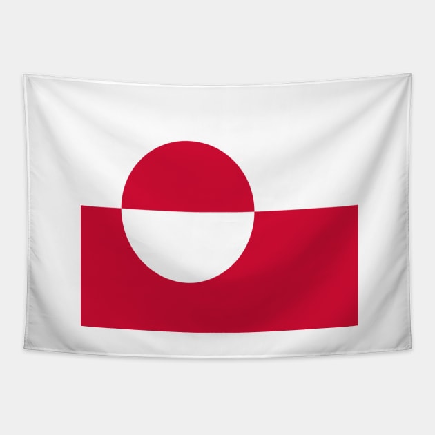 Greenland flag Tapestry by flag for all