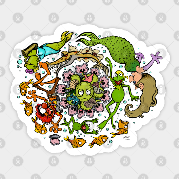 Octopus' Garden with the Muppets - The Muppets - Sticker
