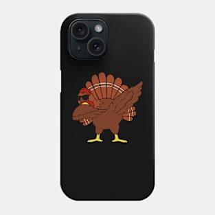 Thanksgiving Dabbing Turkey Phone Case