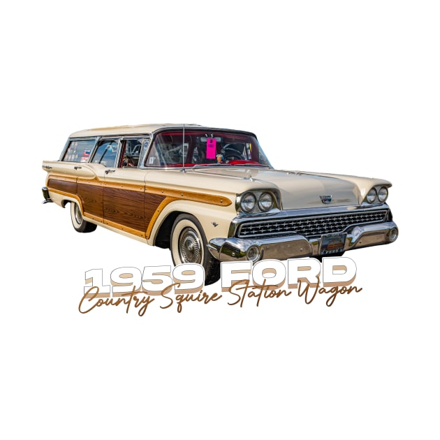 1959 Ford Country Squire Station Wagon by Gestalt Imagery