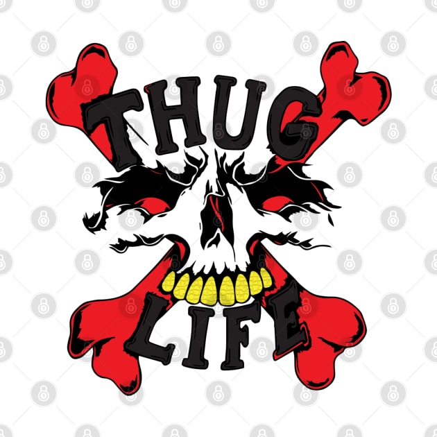 Thug Life Skull by salesgod