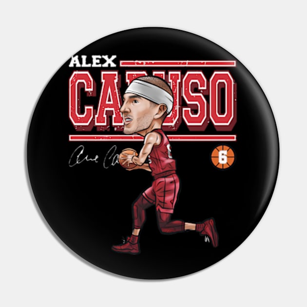 Alex Caruso Chicago Cartoon Pin by Sil Ly