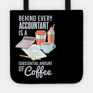 Funny Accountant Coffee Tshirt Tote